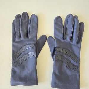 Leggs Sheer Energy Navy Blue Women's Stretchy Elegant Gloves - OS